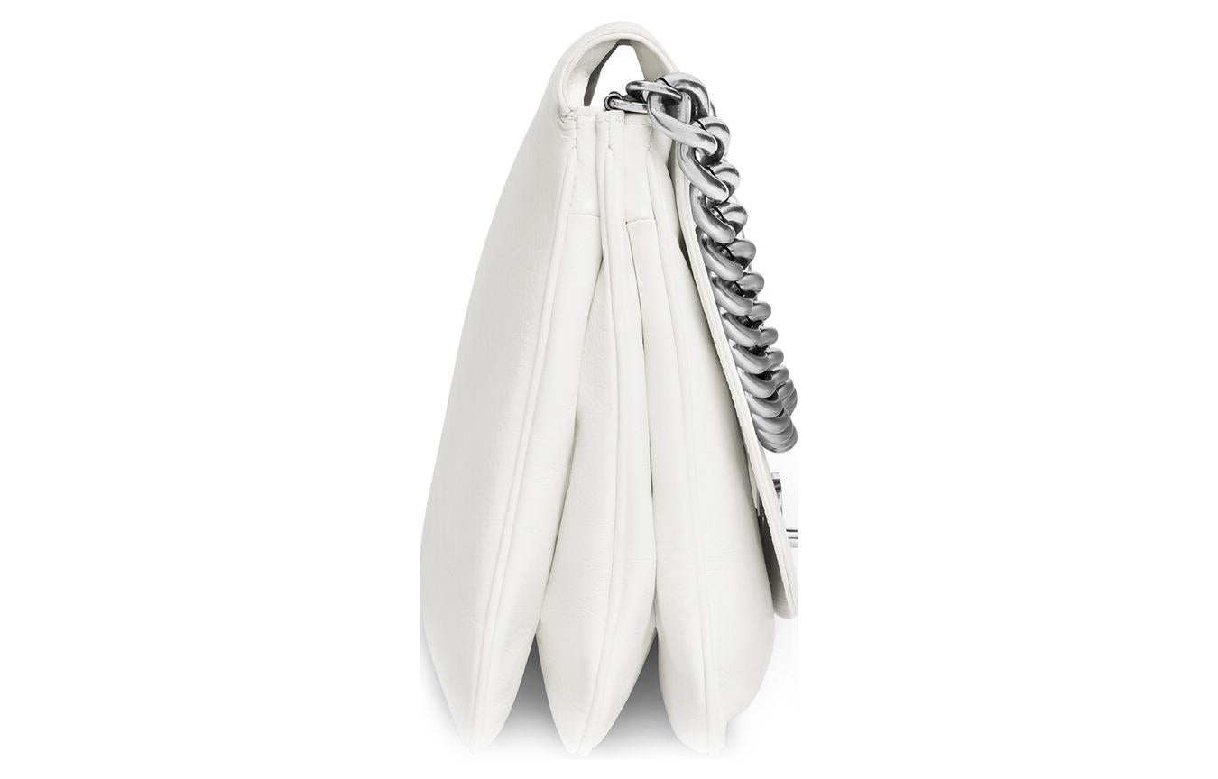(WMNS) Balenciaga Bb Soft Large Flap Bag 'Optic White' 7484882AAIY9001