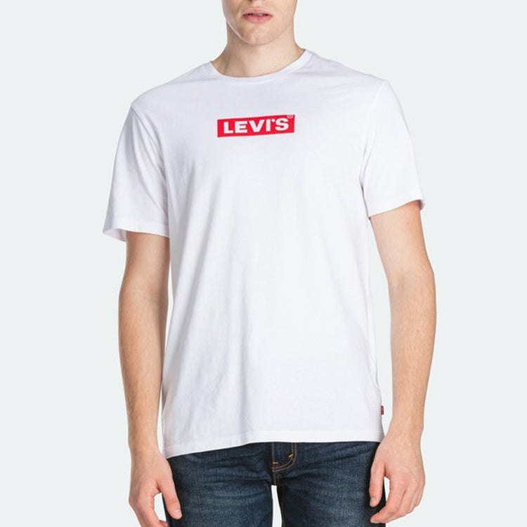 Men's Levis Casual Pure Cotton Short Sleeve White 85785-0009