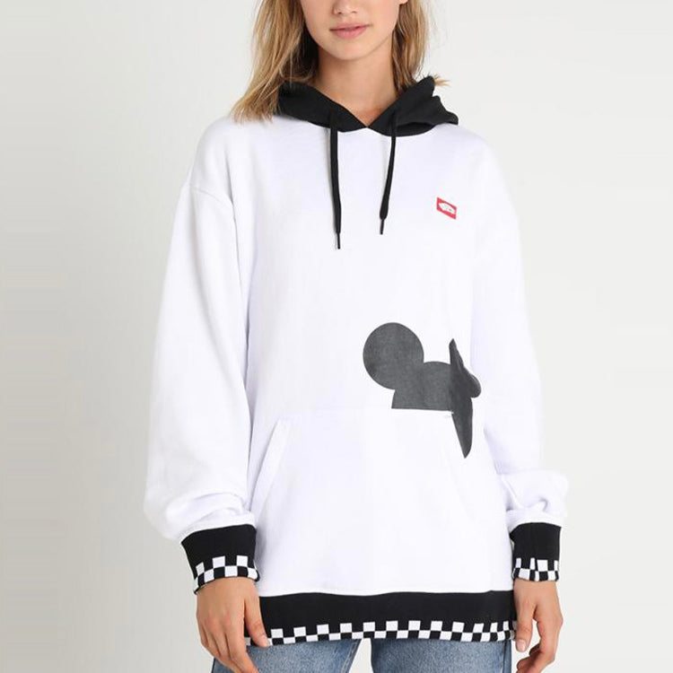 (WMNS) Vans x Disney Crossover Grid Mickey White Black VN0A3UHGYB2