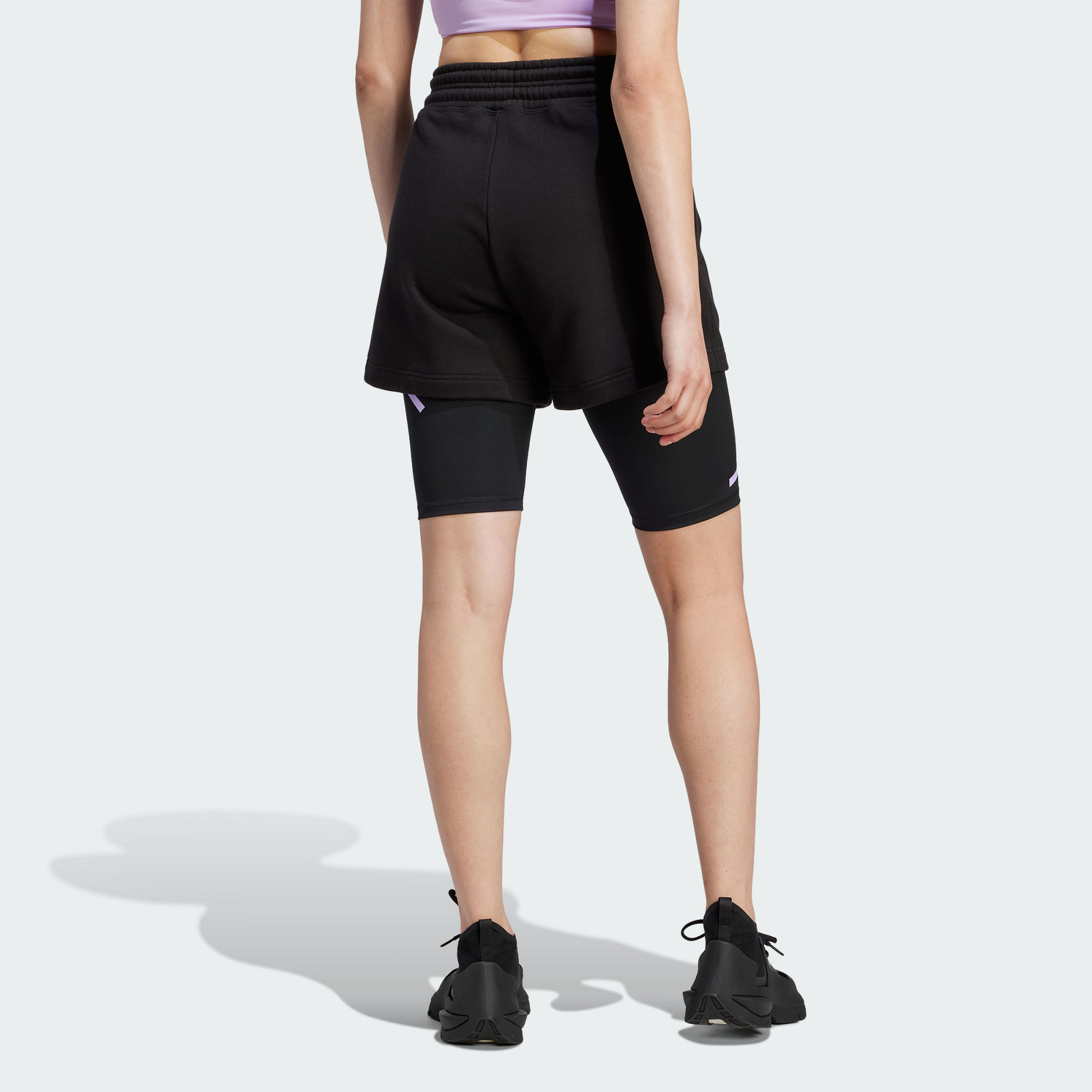 (WMNS) adidas by Stella McCartney TrueCasuals Terry Short 'Black' IK9093