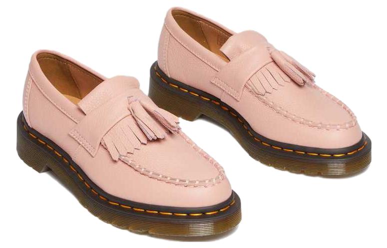 (WMNS) Dr.Martens Adrian Virginia Leather Tassel Loafers 'Peach Beige' 22760329
