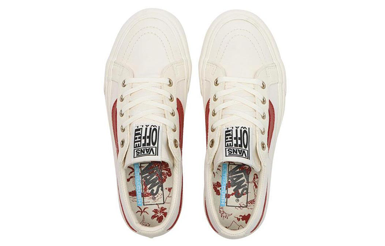 Vans SK8-Low 'White Red' VN0A4UWIB80