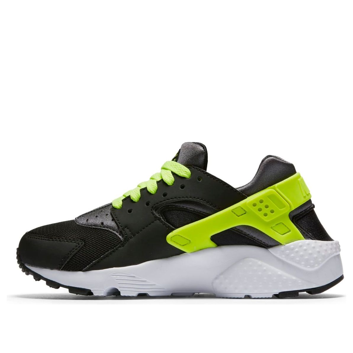 (GS) Nike Air Huarache 'Black Green White' 654275-017