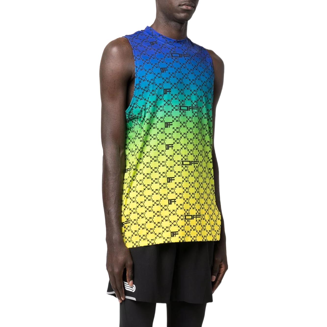 Off-White Athl Monogram Tank 'Multicolor' OMVA033S22FAB0018410