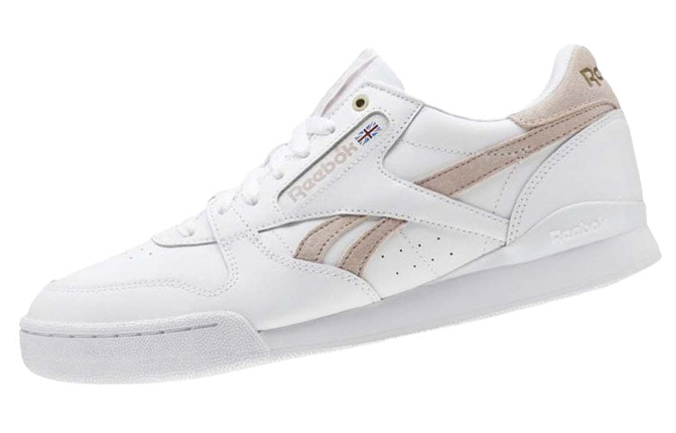 Reebok Phase 1 Pro Non Slip Wear Resistant Sneakers White/Pink CN3853