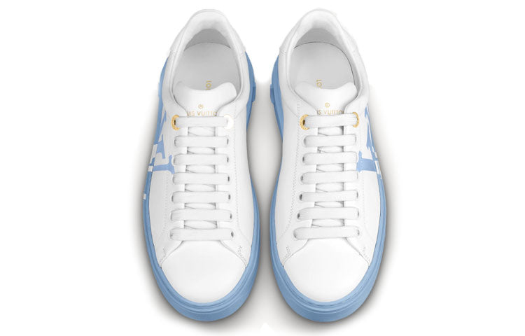 (WMNS) LOUIS VUITTON Time Out Sneakers 'White Blue' 1A8MZ7