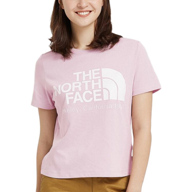 THE NORTH FACE Heritage Series Outdoor hygroscopic Sweat-Wicking Short Sleeve Version Pink NF0A46GFBEJ