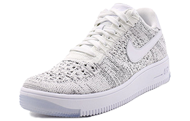 (WMNS) Nike Air Force 1 Flyknit Low 'Summit White Grey' 820256-103