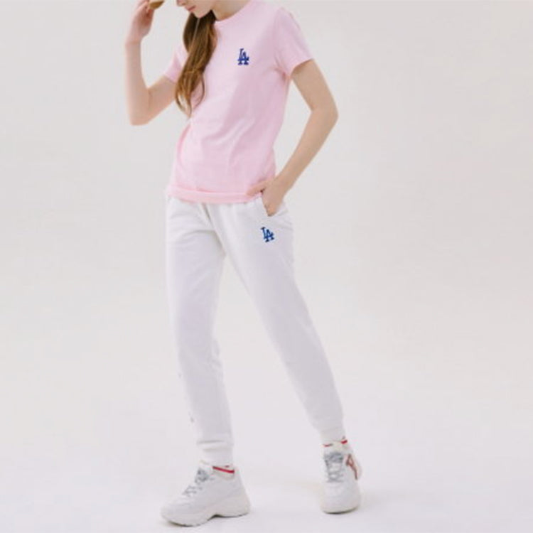 MLB x Disney Crossover LA Dodgers Los Angeles Dodgers Basic Short Sleeve Unisex Pink Red 31TSK1031-07P
