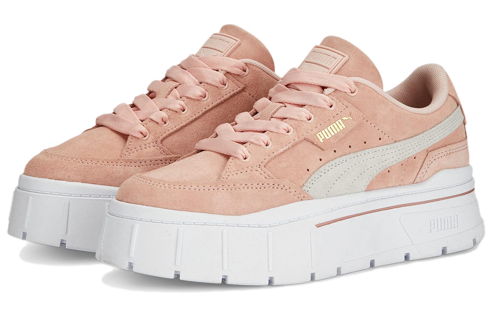 (WMNS) PUMA Mayze Stack Suede 'Rose Dust' 383983-07