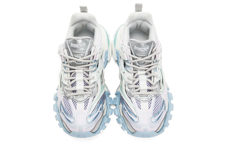 (WMNS) Balenciaga Track.2 Sneaker 'White Light Blue' 568615W2GN39045