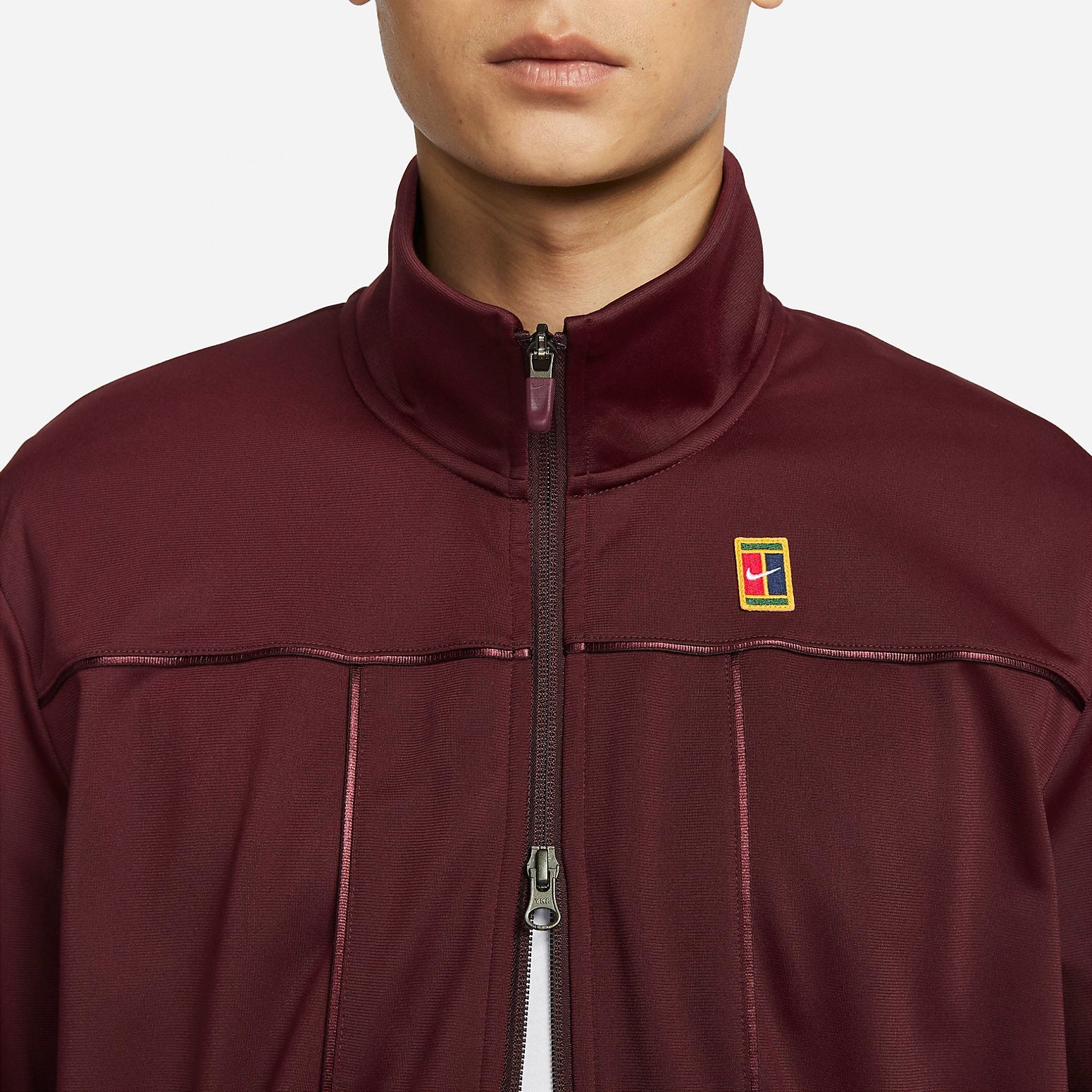 Nike Court Tennis Jacket 'Burgundy' DC2566-652