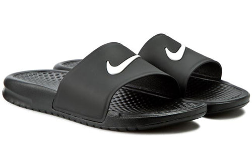 (WMNS) Nike Benassi Shower Slide (W) Black White Slippers 'Black White' 819703-010
