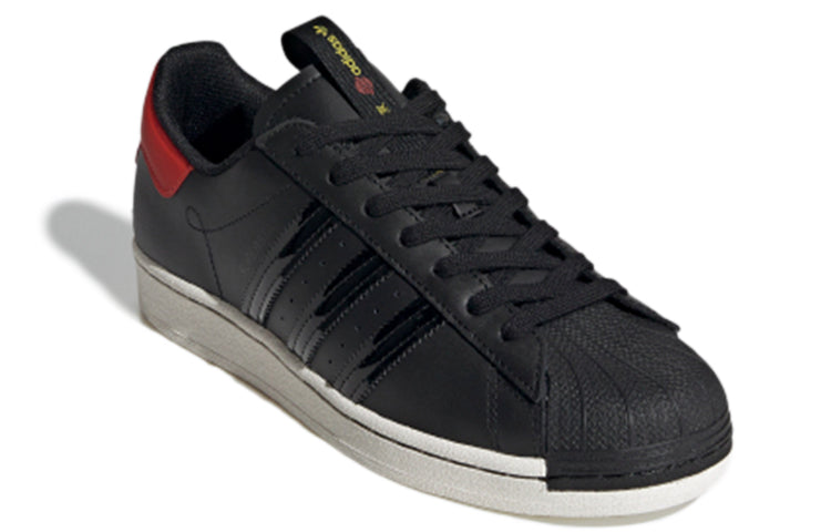 adidas originals Superstar Shoes 'Black Scarlet Red' FW3921