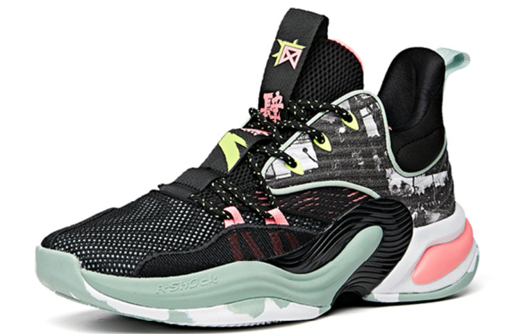 ANTA Shock The Game 'Black Pink Green' 112031105-1