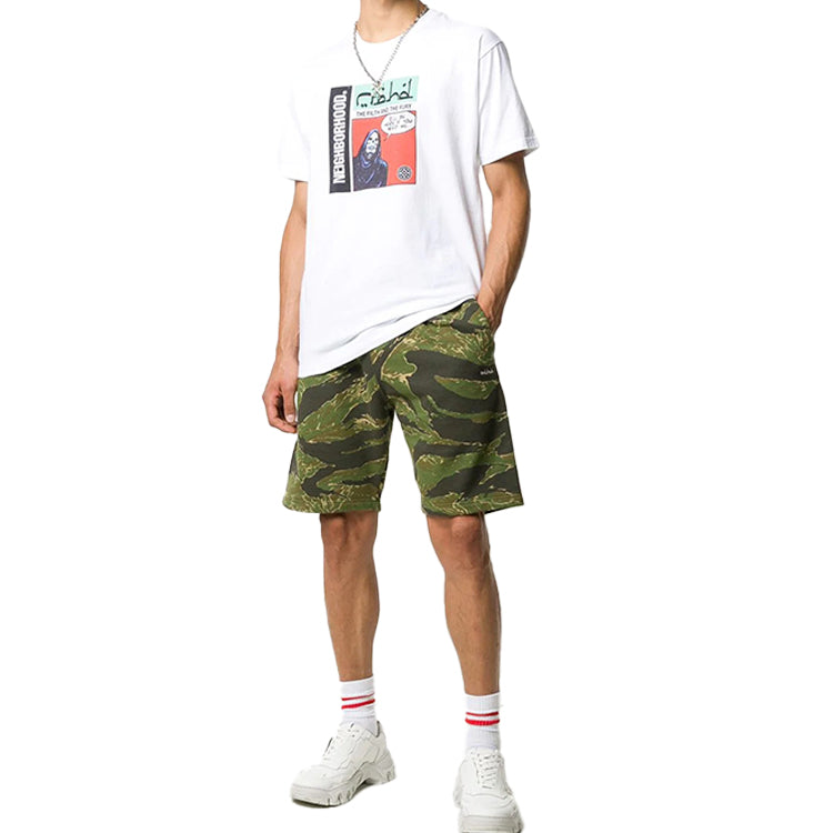 Men's NEIGHBORHOOD The Filth And The Fury Printing Short Sleeve White 201PCNHST12
