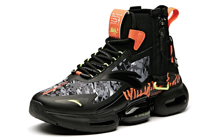 ANTA High Top Full Cushion 'Black Orange Grey' 91945500-5