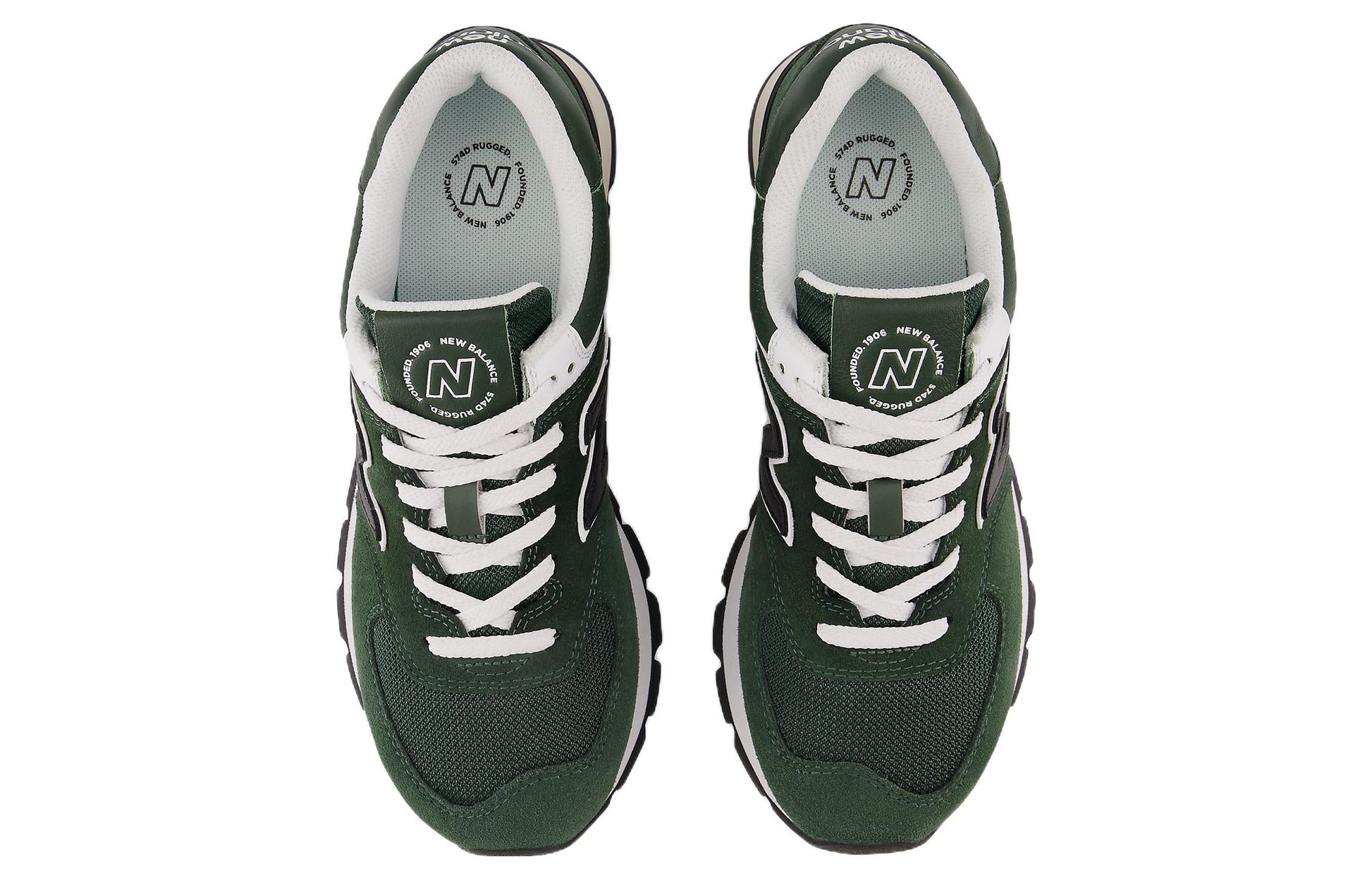 (WMNS) New Balance 574 Rugged 'Green Black' WL574DB2