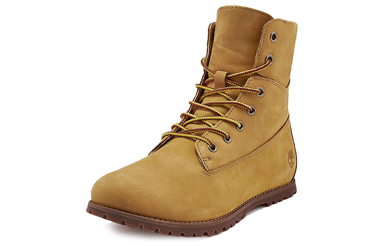 (WMNS) Timberland Joslin Mid Size Zip Wide-Fit Boots 'Wheat Nubuck' A1SEN