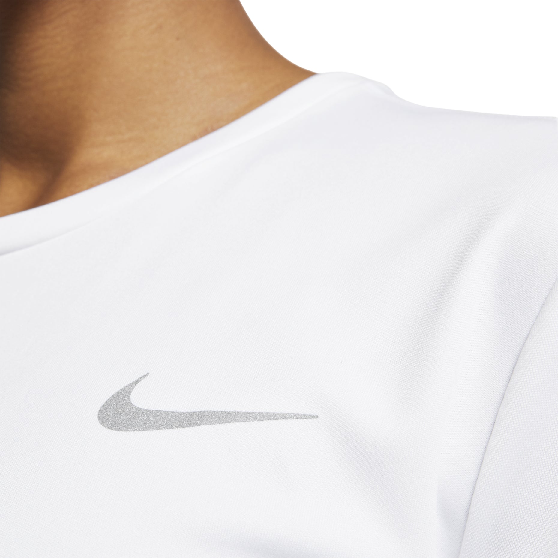 (WMNS) Nike Dri-FIT Sports Training Quick Dry Breathable Round Neck Short Sleeve White T-Shirt AJ8122-100