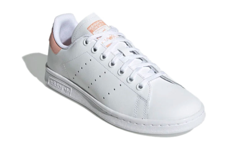 (GS) adidas originals Stan Smith J 'White Pink' EE7571