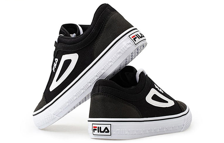 (WMNS) FILA FUSION Fila Classic Boarder 'Black And White' T12W034405FBK