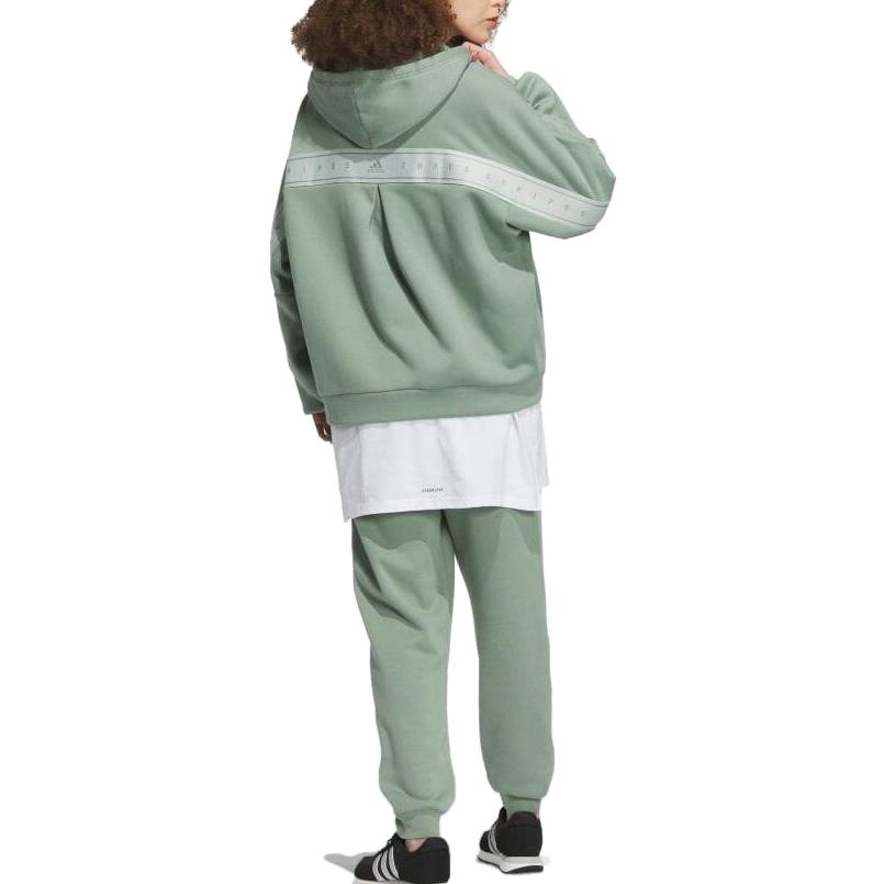 (WMNS) adidas Word FZ Hoodies Asia Sizing 'Olive Green' IK9894