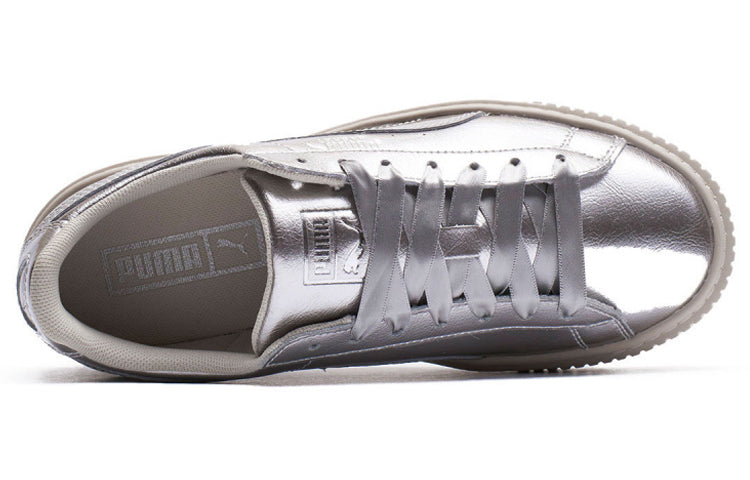PUMA Basket Sneakers Silver 366031-02
