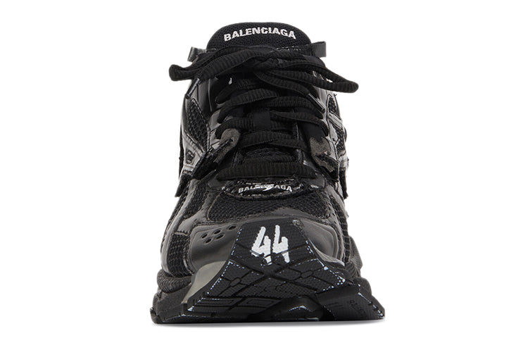 Balenciaga Runner Sneakers 'Black Mesh and Nylon' 656065W3RA11000