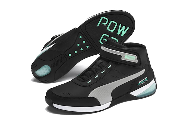 PUMA Mercedes AMG Petronas Kart Cat Mid LQDCELL 'Black Green' 339918-01