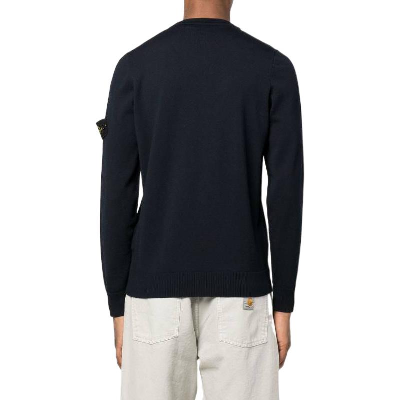 STONE ISLAND Crewneck Pullover Sweatshirt 'Navy' 7715510C4-V0020