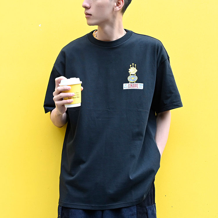 Converse Sneaker Store T-Shirt Asia Sizing 'Black' 10023258-A02