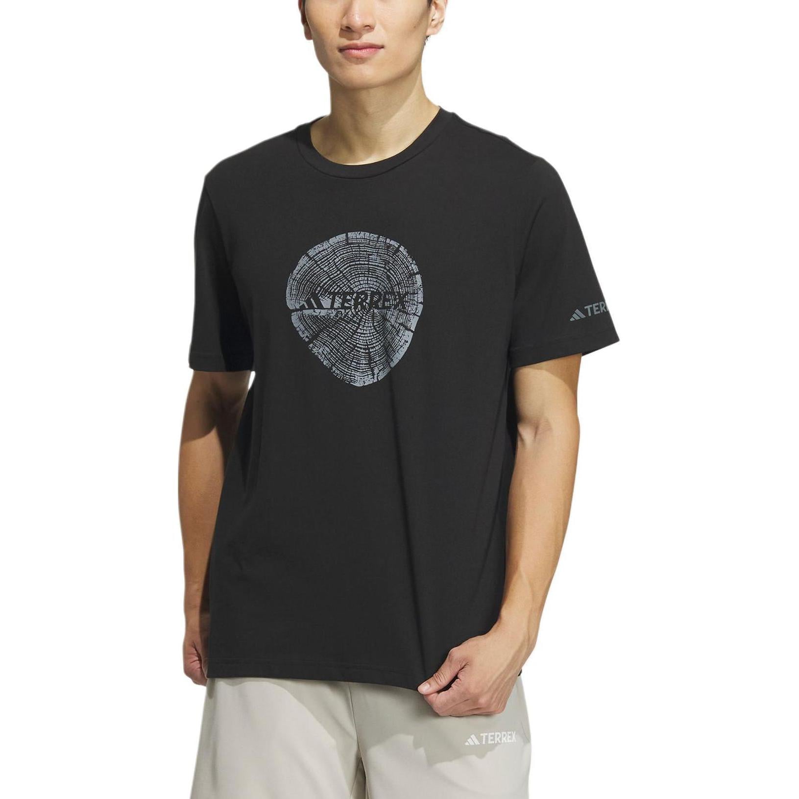 adidas Big Logo T-shirt Asia Sizing 'Black' IS0298