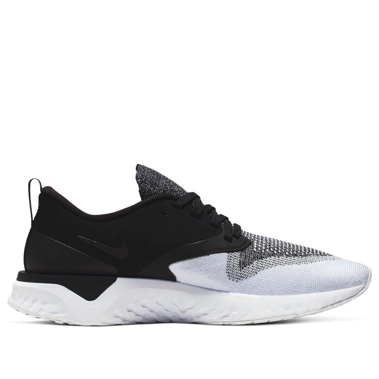 (WMNS) Nike Odyssey React 2 Flyknit 'Black White' AH1016-007