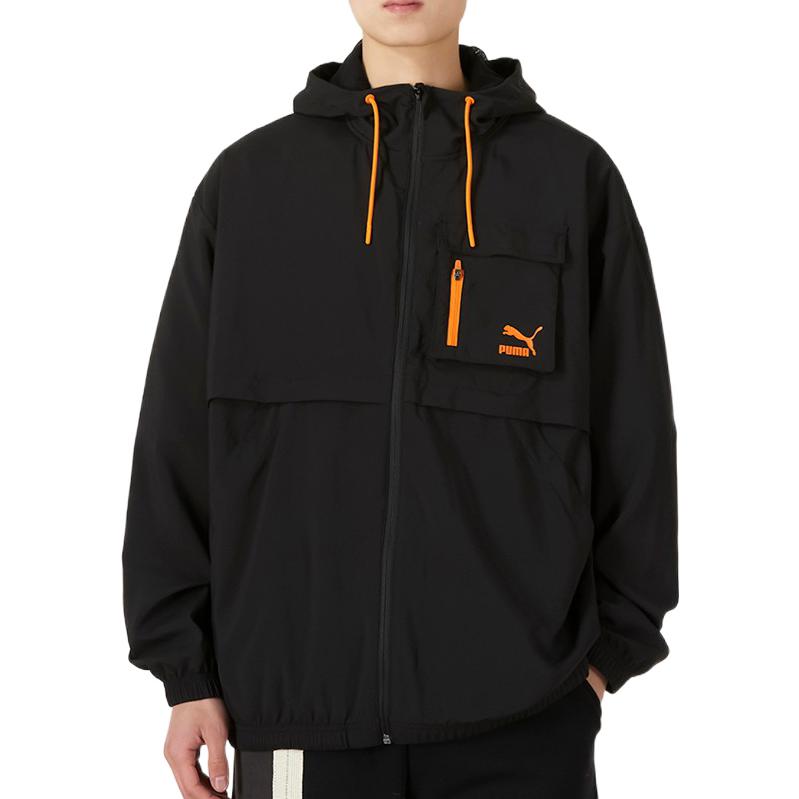PUMA Graphic Cool Jacket 'Black' 537185-01