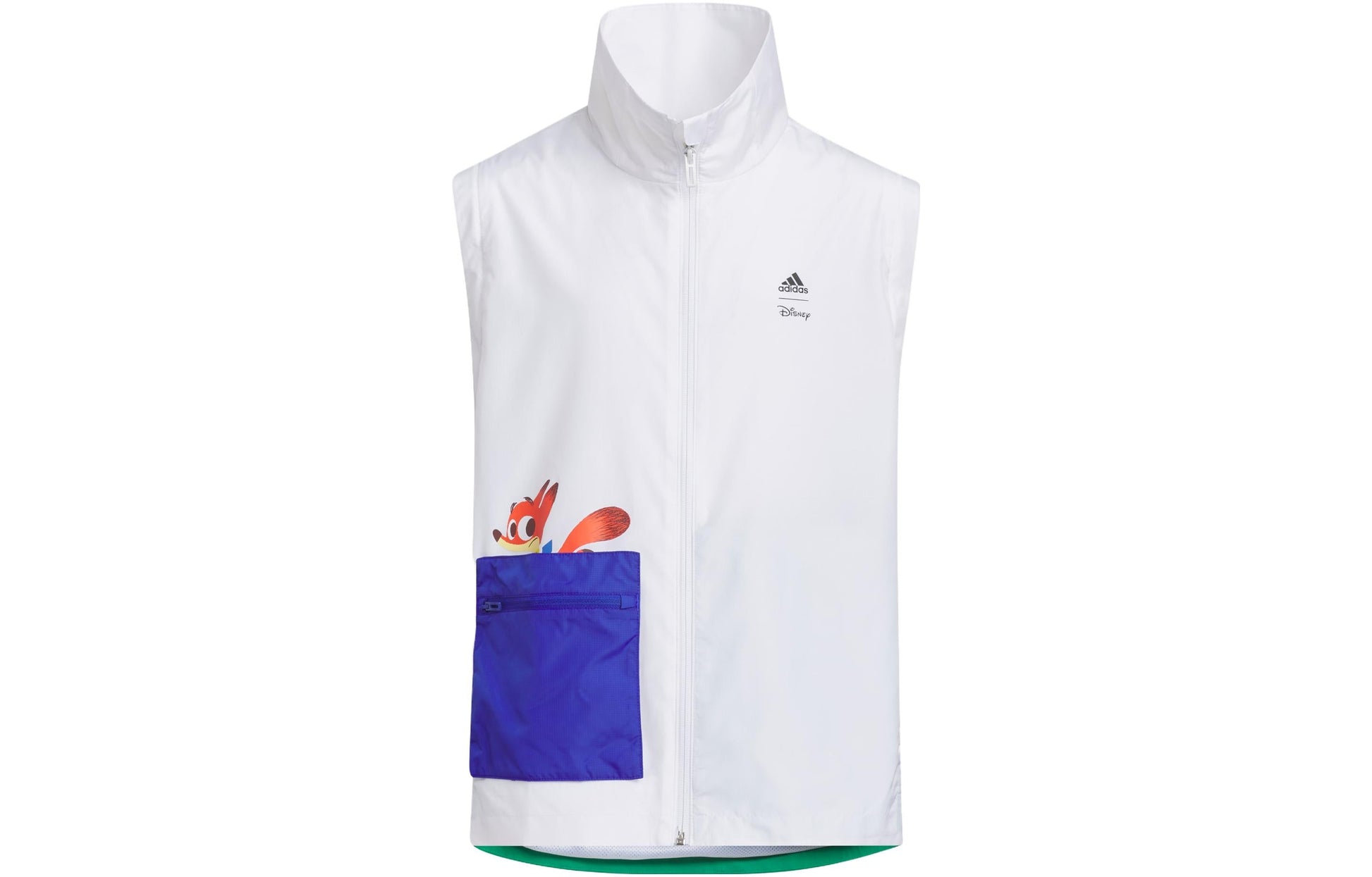 (GS) adidas x Disney Zootopia Woven Jacket 'White Blue Green' IK6064