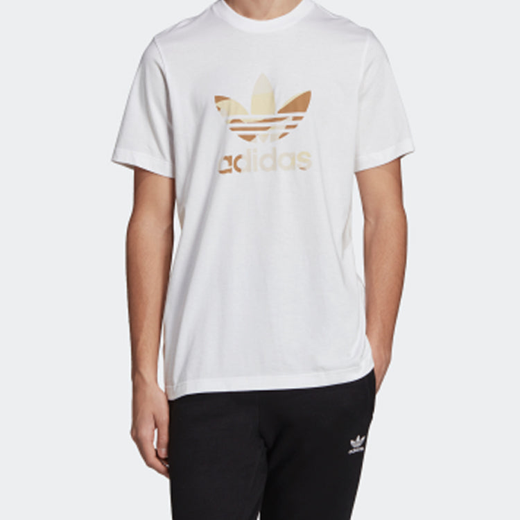 adidas Camouflage Trefoil Tee 'White' ED6960