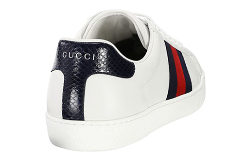 (WMNS) Gucci Ace 'White Blue Red' 387993-A38D0-9072