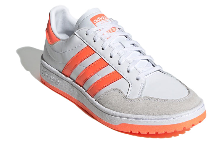(WMNS) adidas originals Team Court 'White Orange' EF6071