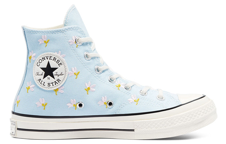 (WMNS) Converse Chuck 70 High 'Embroidered Floral Print - Chambray Blue' 570917C