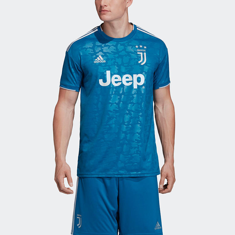 adidas Juventus 19-20 Season Away Soccer/Football Sports Jersey Blue DW5471