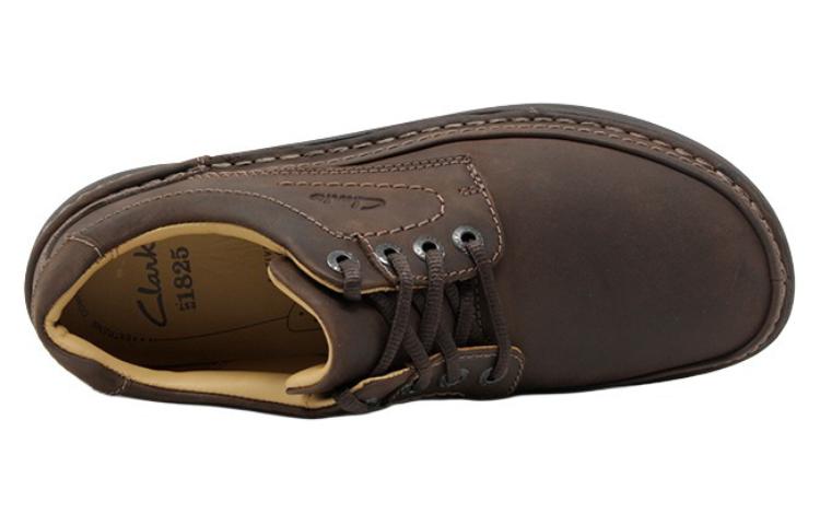 Clarks Nature Three Derby Sneakers 'Ebony Oily' 20340682