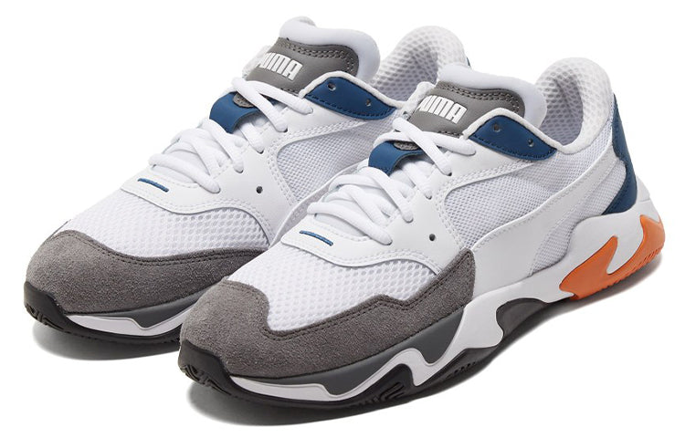 PUMA Unisex Storm Origin Sneakers White/Grey/Blue 369770-10