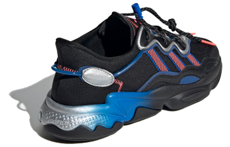 adidas originals Ozweego Sports Casual Shoes 'Black Blue' FW4272