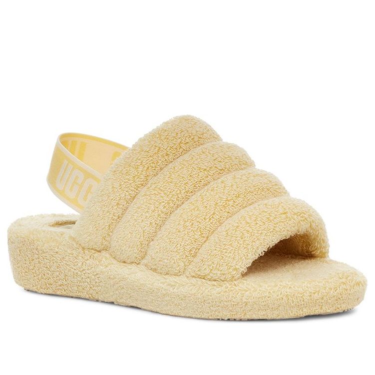 (WMNS) UGG Fluff Yeah Terry 'Yellow' 1127116-BPDD