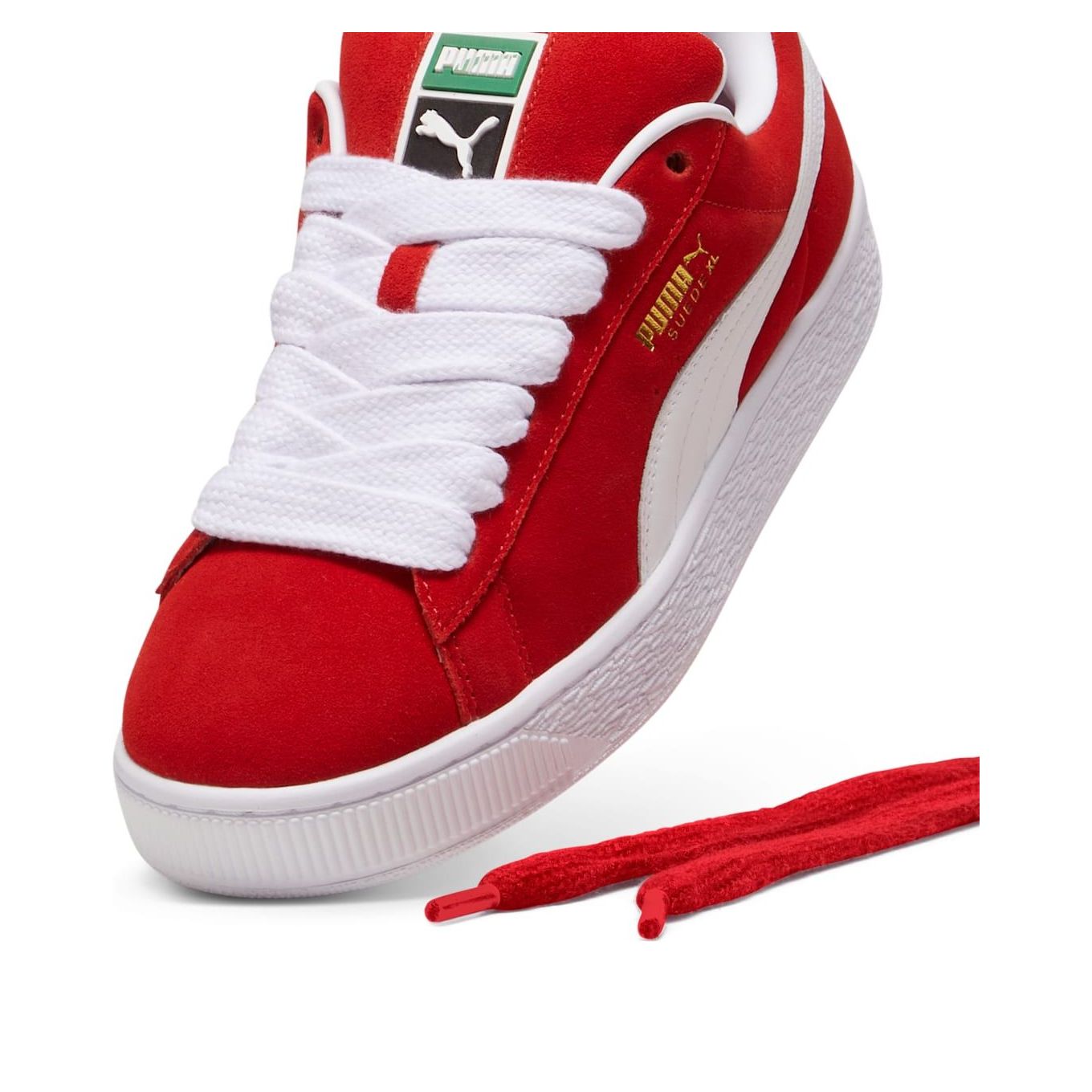 PUMA Suede XL 'Red White' 395205-03