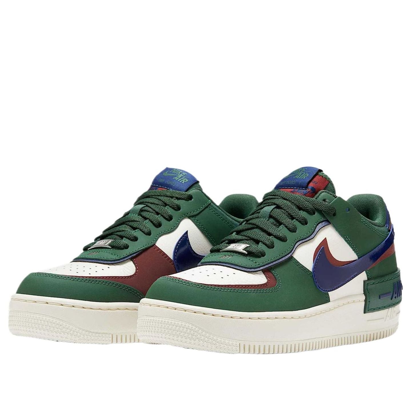 (WMNS) Nike Air Force 1 Shadow 'Fir Dark Team Red Sail' DZ1847-300