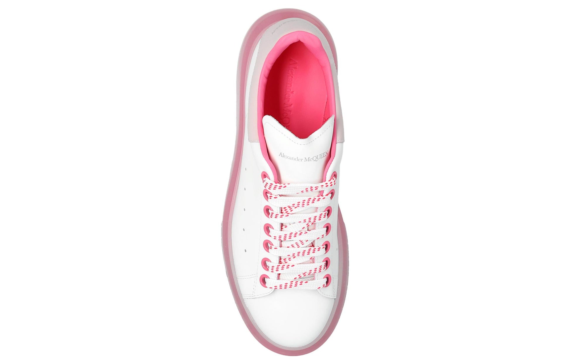 (WMNS) Alexander McQueen Larry Oversized Sneaker 'Clear Sole White Pink' 718255WICYD8884