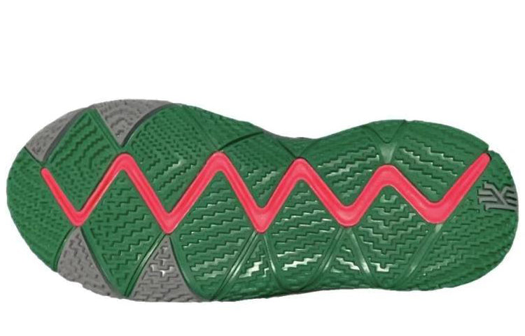 (GS) Nike Kyrie 4 City Of Guardians Boston Celtics Color Way Shoes Grey/Green AA2987-001