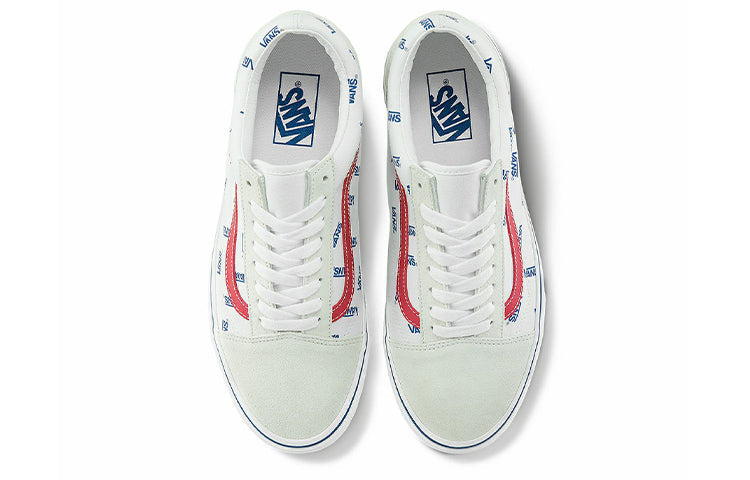 Vans Old Skool 'All Over Logo - White' VN0A3WKT9M9